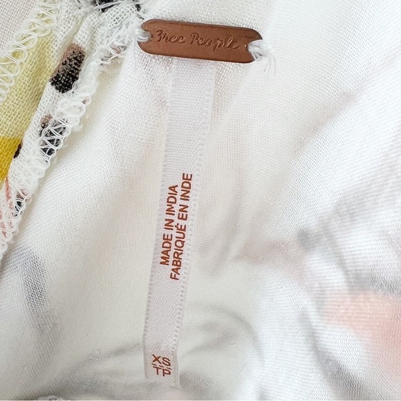 FREE PEOPLE Anita Maxi Dress Endless Summer Tiered Ruffle Watercolor Floral XS - Picture 2 of 14